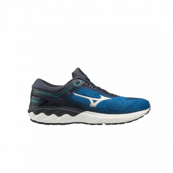 נעלי ריצה מיזונו לגברים Mizuno Wave Skyrise - שחור/כחול