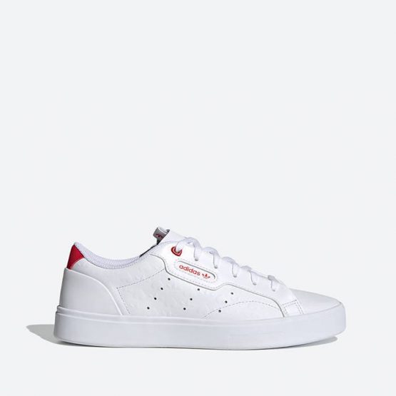 נעלי סניקרס אדידס לנשים Adidas Originals Sleek Valentines Day - לבן/אדום