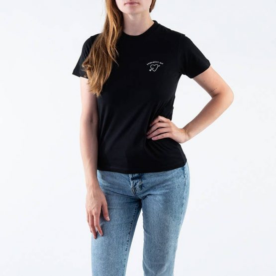 חולצת T קארהארט לנשים Carhartt WIP S/S Reverse Midas - שחור