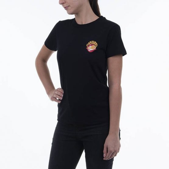 חולצת T קארהארט לנשים Carhartt WIP S/S Sticky - שחור