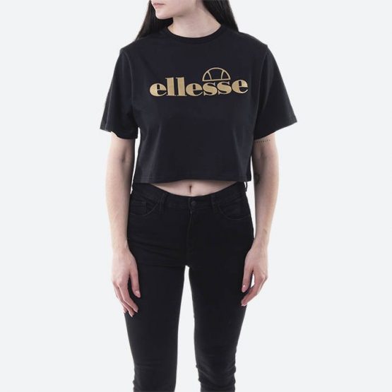 חולצת טי שירט אלסה לנשים Ellesse Presepe Cropped Tee - שחור