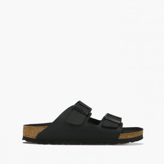 כפכפי בירקנשטוק לנשים Birkenstock Arizona - שחור בשילוב סולית שעם