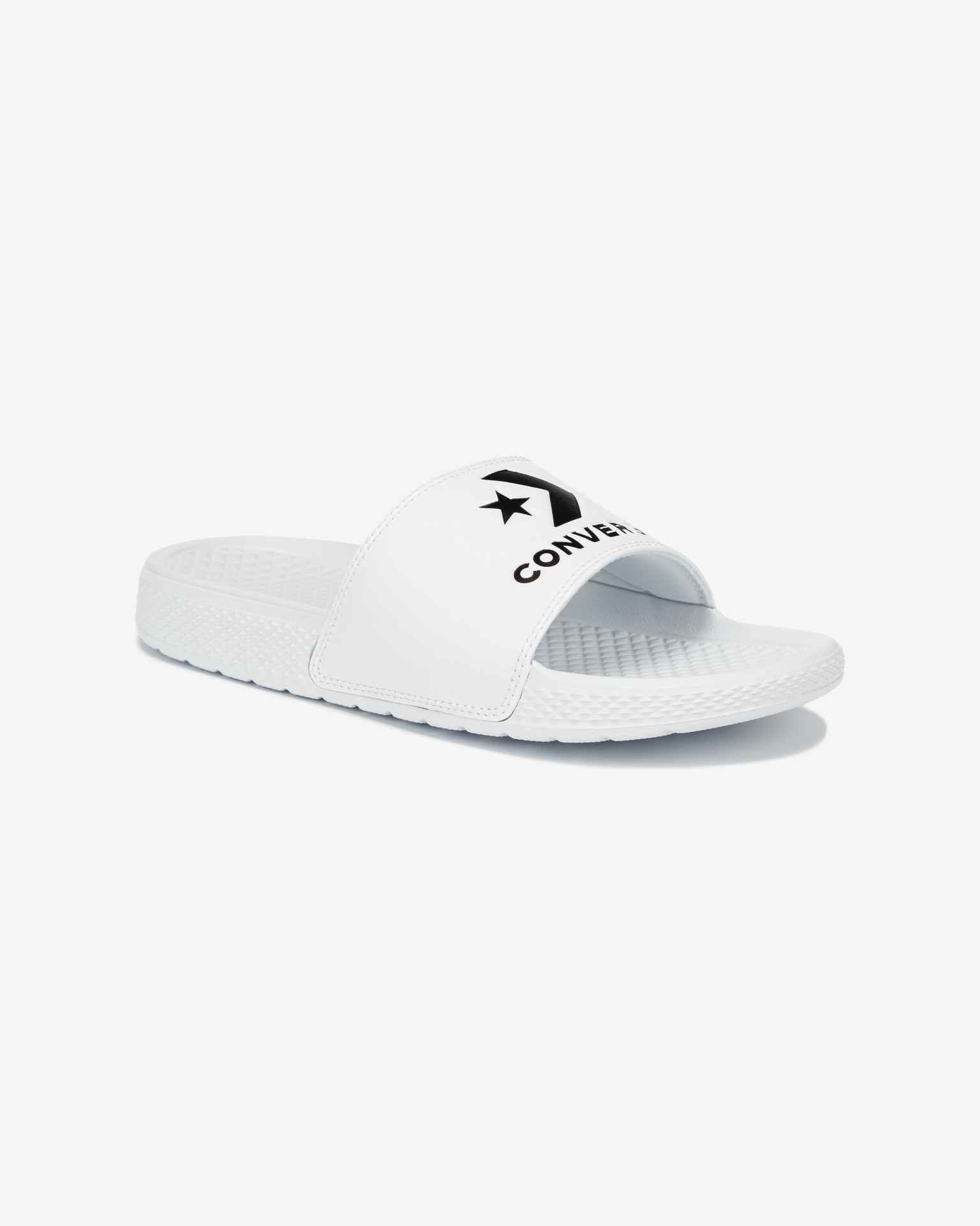 all white lacoste slides