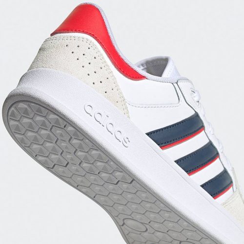 adidas grey red shoes