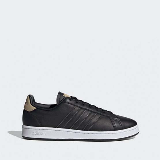 נעלי סניקרס אדידס לגברים Adidas Grand Court - שחור
