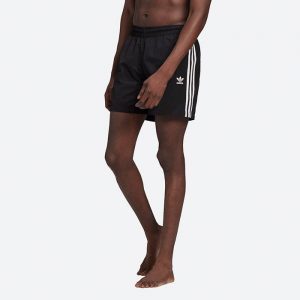 בגד ים אדידס לגברים Adidas Originals Adicolor Classics 3-Stripes Swim - שחור