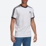 חולצת T אדידס לגברים Adidas Originals Adicolor Classics 3-Stripes Tee - לבן