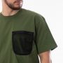 חולצת T קארהארט לגברים Carhartt WIP S/S Military Mesh Pocket - ירוק