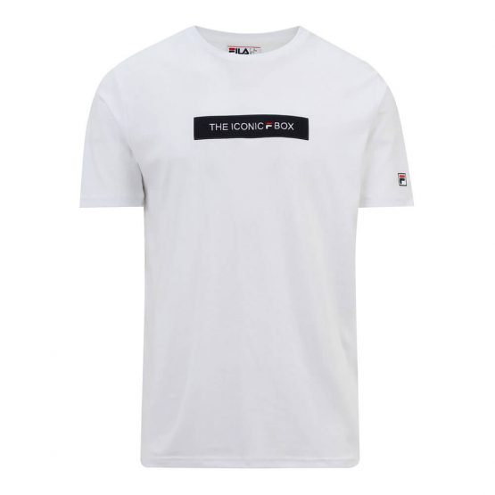 חולצת T פילה לגברים Fila Iconic Vintage - לבן