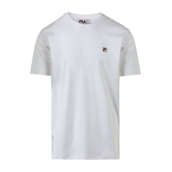 חולצת טי שירט פילה לגברים Fila Logo Tee - לבן