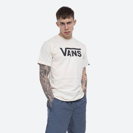 חולצת T ואנס לגברים Vans MN Classic Seed - לבן