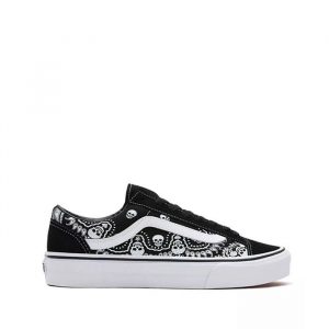 נעלי סניקרס ואנס לגברים Vans Style 36 Bandana - שחור/לבן