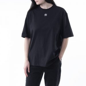 חולצת T אדידס לנשים Adidas Originals Adicolo Essentials Tee - שחור