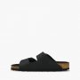 כפכפי בירקנשטוק לנשים Birkenstock Arizona - שחור בשילוב סולית שעם
