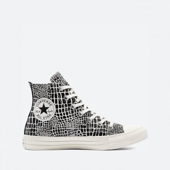 נעלי סניקרס קונברס לנשים Converse Chuck Taylor All Star Hi Digital Daze - שחור/לבן