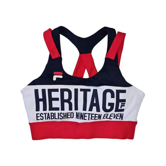 טופ וחולצת קרופ פילה לנשים Fila Sport Top - אדום