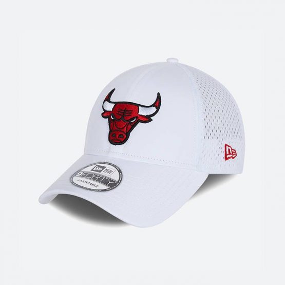 כובע ניו ארה לגברים New Era Team Arch Chicago Bulls - לבן