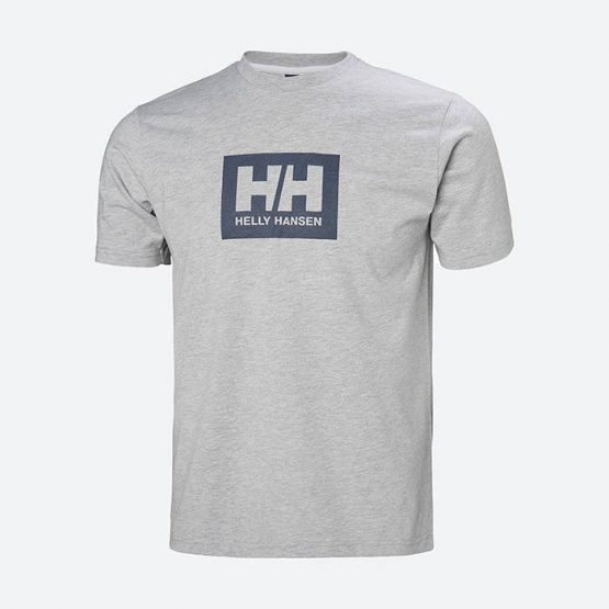 חולצת T הלי הנסן לגברים Helly Hansen Box Tee - אפור
