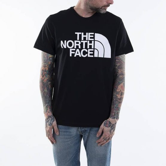 חולצת T דה נורת פיס לגברים The North Face Standard Ss Tee - שחור