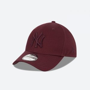 כובע ניו ארה לגברים New Era League Essential  York Yankees - בורדו