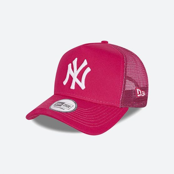 כובע ניו ארה לגברים New Era Tonal Mesh Trucker York Yankees - ורוד