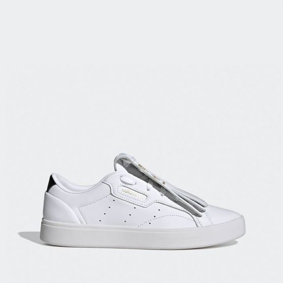 נעלי סניקרס אדידס לנשים Adidas Sleek - לבן/שחור