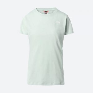 חולצת T דה נורת פיס לנשים The North Face S/S Simple Dome - ירוק