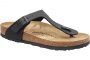 כפכפי בירקנשטוק לנשים Birkenstock Gizeh BS - שחור זמש