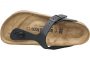 כפכפי בירקנשטוק לנשים Birkenstock Gizeh BS - שחור זמש
