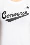 חולצת T קונברס לנשים Converse FRONT LOGO - לבן