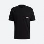 חולצת טי שירט אדידס לגברים Adidas Originals Adventure Pocket Logo - שחור