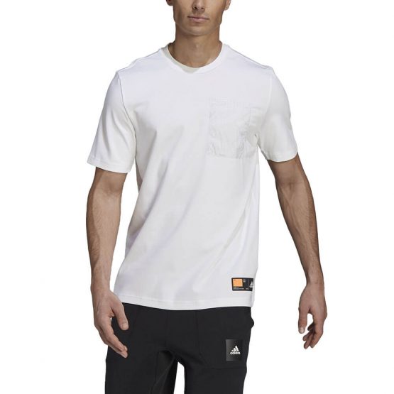 חולצת טי שירט אדידס לגברים Adidas Sportswear Pocket Tee - לבן
