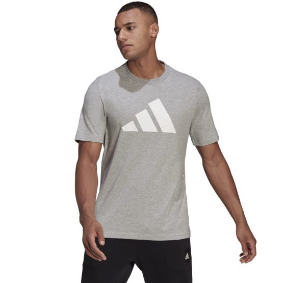 חולצת T אדידס לגברים Adidas adidas M FI Tee - אפור