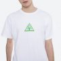 חולצת T HUF לגברים HUF Digital Dream Triple Triangle - לבן