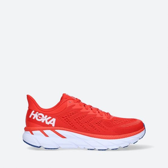 נעלי ריצה הוקה לגברים Hoka One One Clifton 7 - אדום