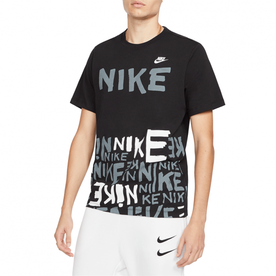 חולצת T נייק לגברים Nike Printed - שחור