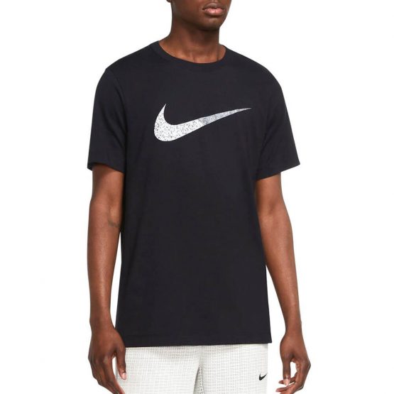 חולצת טי שירט נייק לגברים Nike Swoosh - שחור