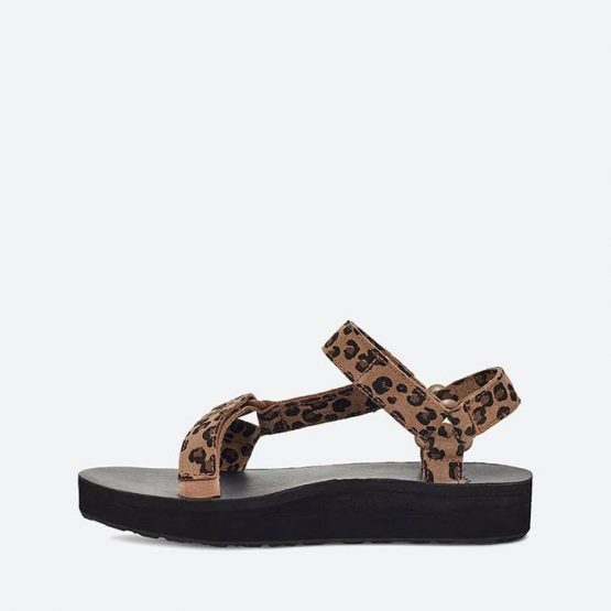 leopard teva flatform