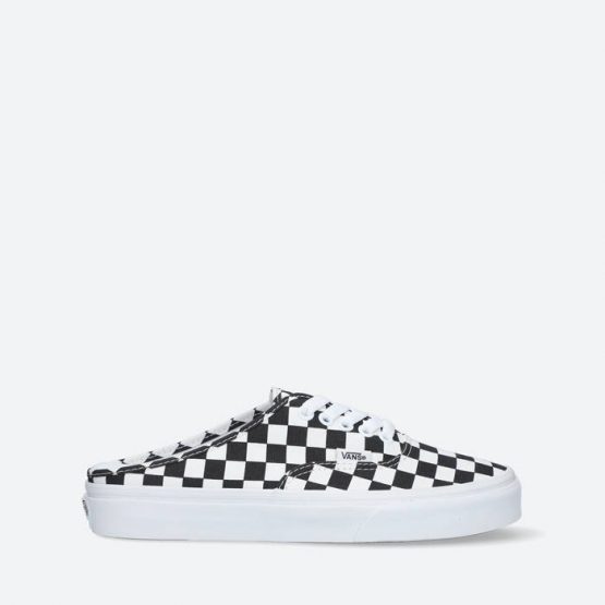 נעלי סניקרס ואנס לנשים Vans Authentic Mule Checkerboard - שחור