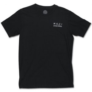 חולצת T מאוואי לגברים MAUI CLASSIC COOKIE LOGO - שחור