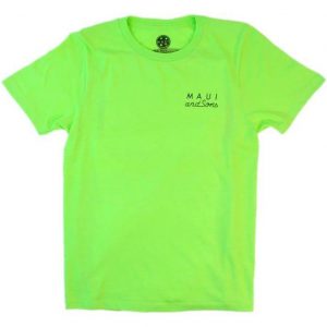חולצת T מאוואי לגברים MAUI NEON COOKIE LOGO - ירוק