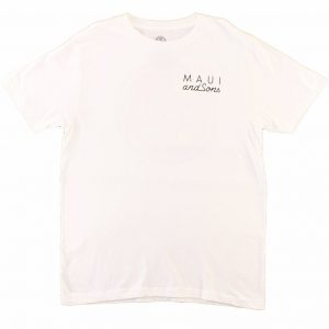 חולצת T מאוואי לגברים MAUI CLASSIC COOKIE LOGO - לבן