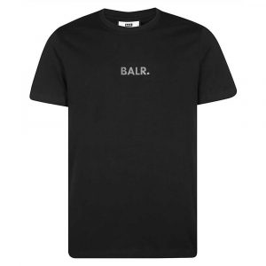 חולצת T באלר לגברים BALR Classic Straight - שחור