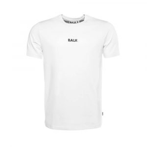 חולצת T באלר לגברים BALR Classic Straight - לבן