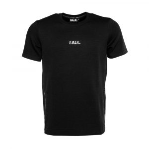 חולצת T באלר לגברים BALR Series Straight - שחור