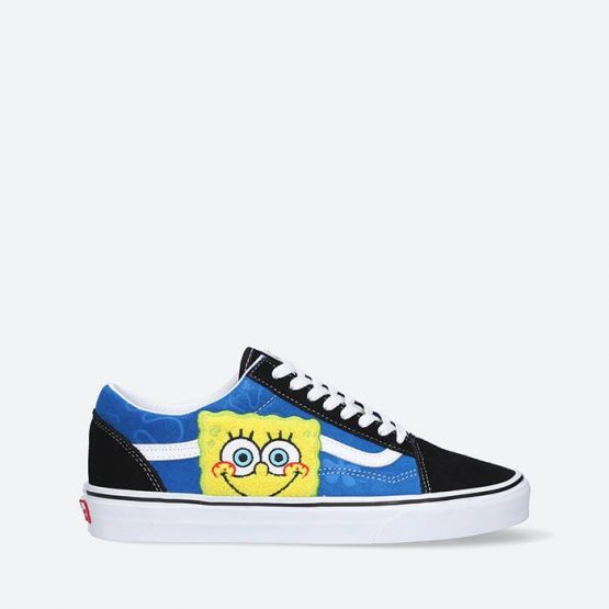 נעלי סניקרס ואנס לגברים Vans x SpongeBob Old Skool - כחול