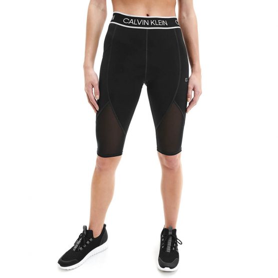 טייץ קלווין קליין לנשים Calvin Klein Short Gym Tights - שחור