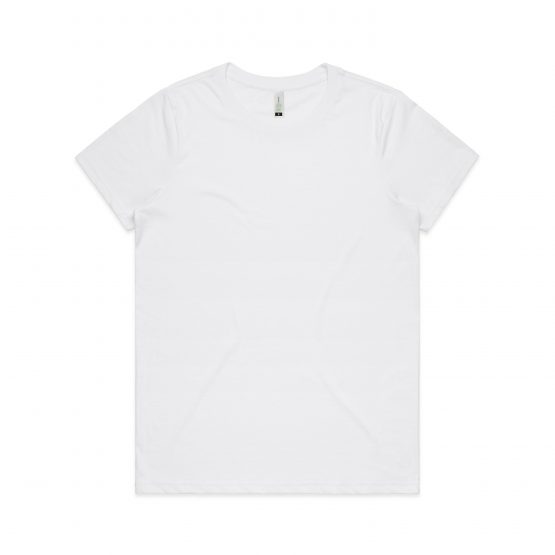 חולצת T אס קולור לנשים As Colour MAPLE ORGANIC - לבן
