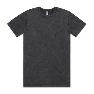 חולצת T אס קולור לגברים As Colour STONE WASH STAPLE - שחור