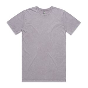 חולצת T אס קולור לגברים As Colour STONE WASH STAPLE - סגול בהיר